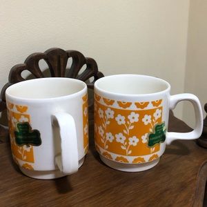 Vintage MCM mugs made in Ireland